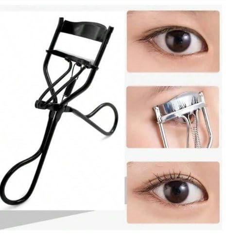 Gugzy Siempre21 Stainless Steel Professional Eyelash Curler Eye Lashes Curling Clip (Silver)
