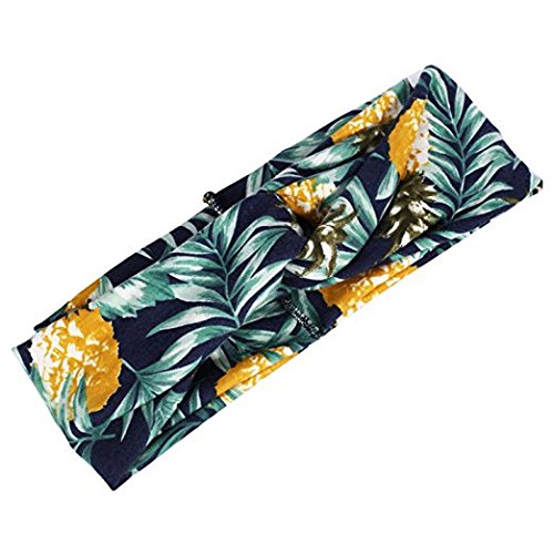 Gugzy Cotton Head Bands Twisted Head Wrap Yoga Hair Accessories for Women and Girls (Style 5) Multicolor