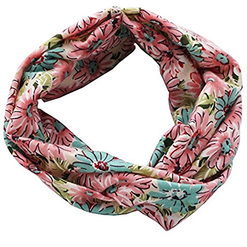Gugzy Cotton Head Bands Twisted Head Wrap Yoga Hair Accessories for Women and Girls (Style 5) Multicolor