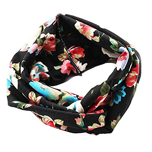 Gugzy Cotton Head Bands Twisted Head Wrap Yoga Hair Accessories for Women and Girls (Style 5) Multicolor