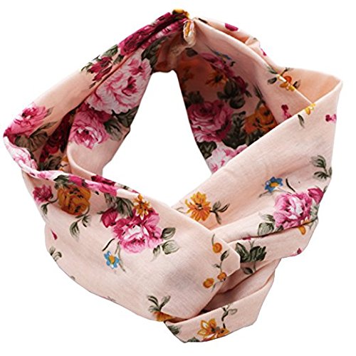 Gugzy Cotton Head Bands Twisted Head Wrap Yoga Hair Accessories for Women and Girls (Style 5) Multicolor