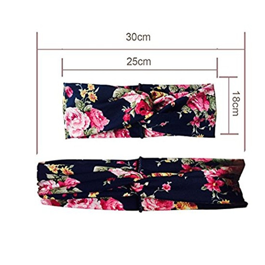 Gugzy Cotton Head Bands Twisted Head Wrap Yoga Hair Accessories for Women and Girls (Style 5) Multicolor