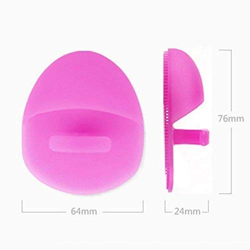 Gugzy® Facial Pore Cleansing Pads, Silicone Face Scrubbers Soft Exfoliators Cleansing Tool Massage Washing Pore Cleanser Blackhead Removing Baby Pet Shower (1, Green)