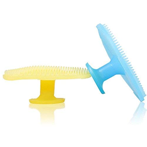 Gugzy® Facial Cleansing Pads, Soft Silicone Face Scrubbers Exfoliators Face Cleansing Tool, Perfect for Massage, Washing Pore Cleanser, Blackhead Removing, Exfoliating and Baby Shower (Pink + Blue)