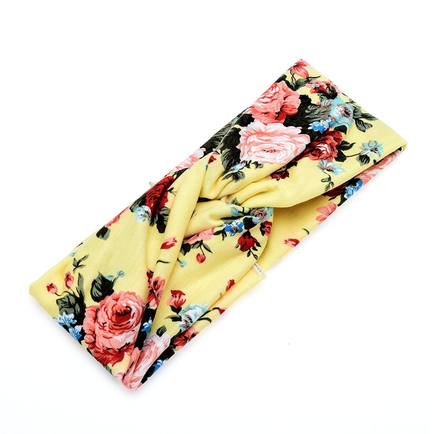 Gugzy Cotton Head Bands Twisted Head Wrap Yoga Hair Accessories for Women and Girls (Style 5) Multicolor