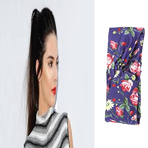 Gugzy Cotton Head Bands Twisted Head Wrap Yoga Hair Accessories for Women and Girls (Style 5) Multicolor