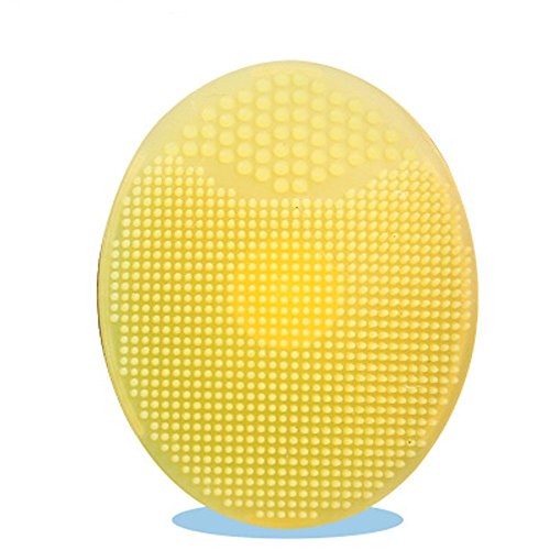 Gugzy® Facial Cleansing Pads, Soft Silicone Face Scrubbers Exfoliators Face Cleansing Tool, Perfect for Massage, Washing Pore Cleanser, Blackhead Removing, Exfoliating and Baby Shower (Pink + Blue)