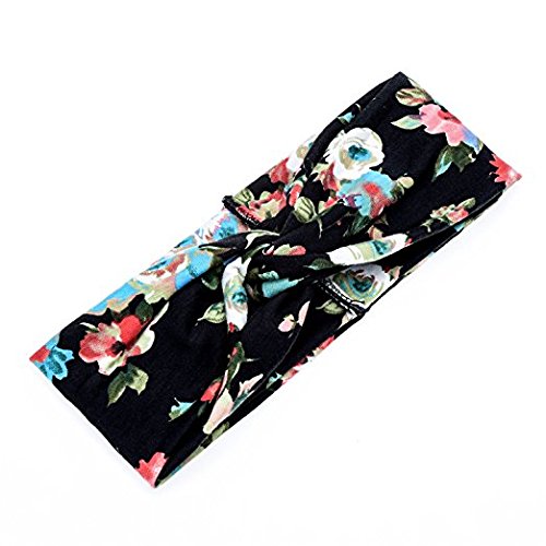 Gugzy Cotton Head Bands Twisted Head Wrap Yoga Hair Accessories for Women and Girls (Style 5) Multicolor