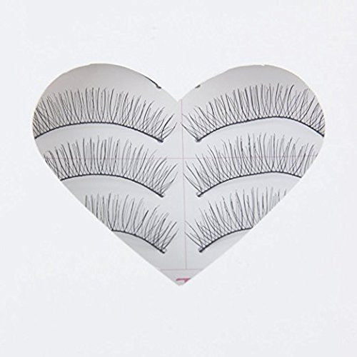 Gugzy® Siempre21 10 Pairs Handmade Natural Soft False Eyelashes Fake Eye Lash