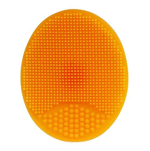 Gugzy® Facial Cleansing Pads, Soft Silicone Face Scrubbers Exfoliators Face Cleansing Tool, Perfect for Massage, Washing Pore Cleanser, Blackhead Removing, Exfoliating and Baby Shower (Pink + Blue)