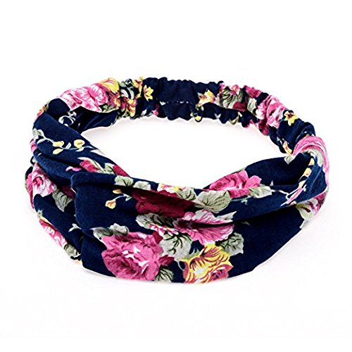 Gugzy Cotton Head Bands Twisted Head Wrap Yoga Hair Accessories for Women and Girls (Style 5) Multicolor