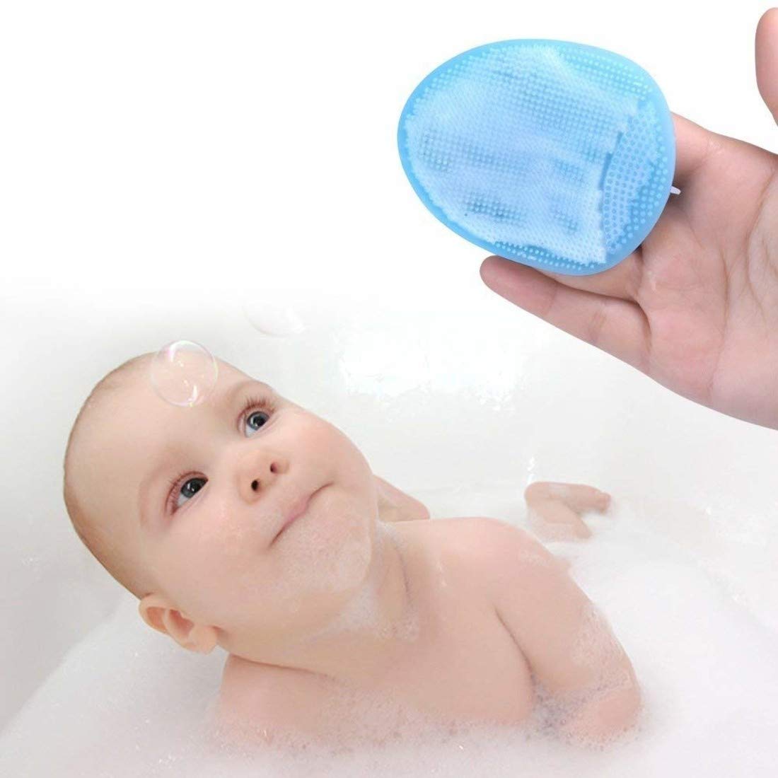 Gugzy® Facial Pore Cleansing Pads, Silicone Face Scrubbers Soft Exfoliators Cleansing Tool Massage Washing Pore Cleanser Blackhead Removing Baby Pet Shower (1, Green)