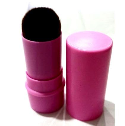 Gugzy Retractable Pro Beauty Kabuki Makeup Cosmetic Face Powder Foundation Blush Brush (Black)