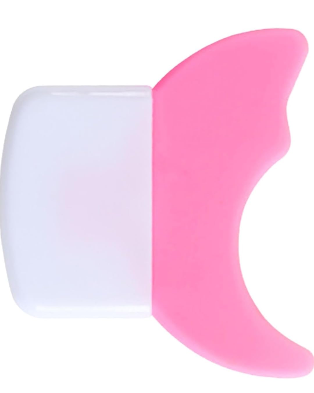 3 in 1 Multifunctional Eyelash Makeup Auxiliary Guard Tool, Applicator Guide Auxiliary Artifact Mascara Eyeliner Eye Shadow Painting Silicone Upper and Lower Bezel Tool (Pack of 1, White)