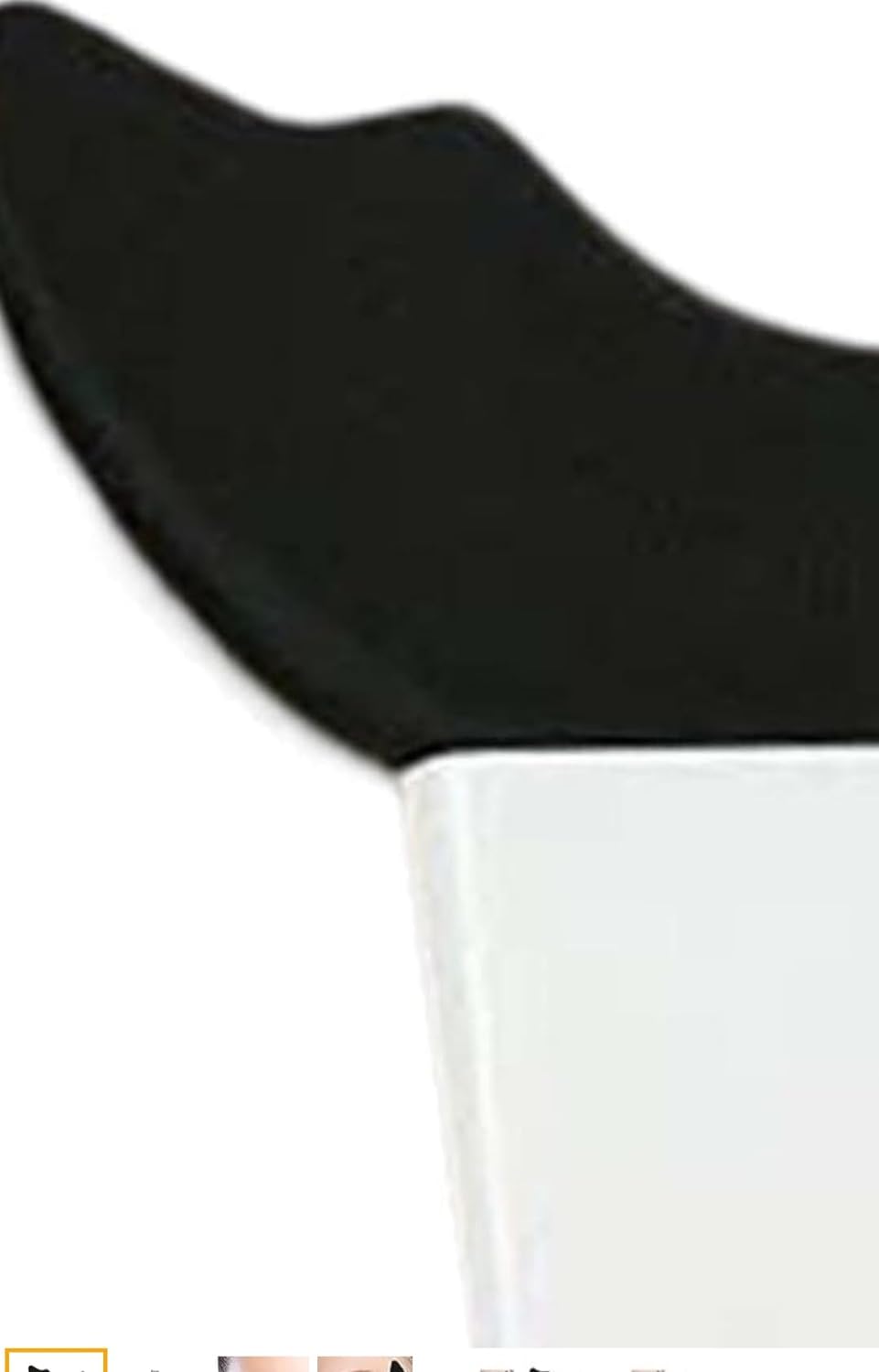 3 in 1 Multifunctional Eyelash Makeup Auxiliary Guard Tool, Applicator Guide Auxiliary Artifact Mascara Eyeliner Eye Shadow Painting Silicone Upper and Lower Bezel Tool (Pack of 1, White)