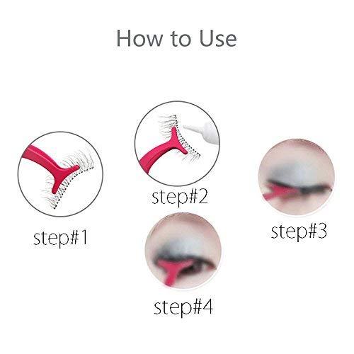 Gugzy® Siempre21 Stainless Steel False Eyelashes Extension Applicator Tool Fish Tail Clip Auxiliary Clip Tweezers Nipper Tool (1, Silver)