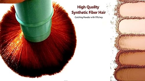 Gugzy Retractable Pro Beauty Kabuki Makeup Cosmetic Face Powder Foundation Blush Brush (Black)