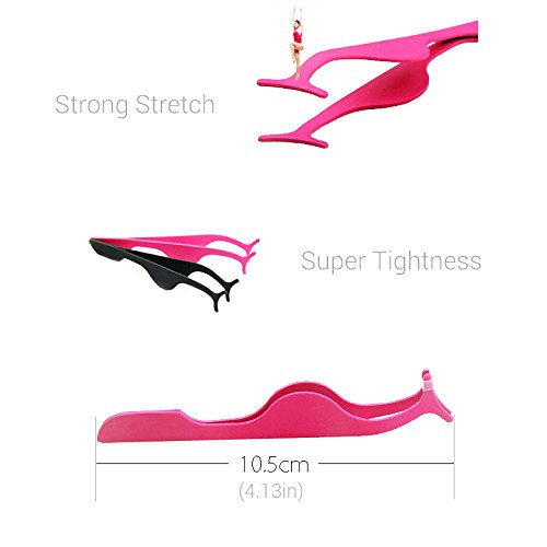 Gugzy® Siempre21 Stainless Steel False Eyelashes Extension Applicator Tool Fish Tail Clip Auxiliary Clip Tweezers Nipper Tool (1, Silver)