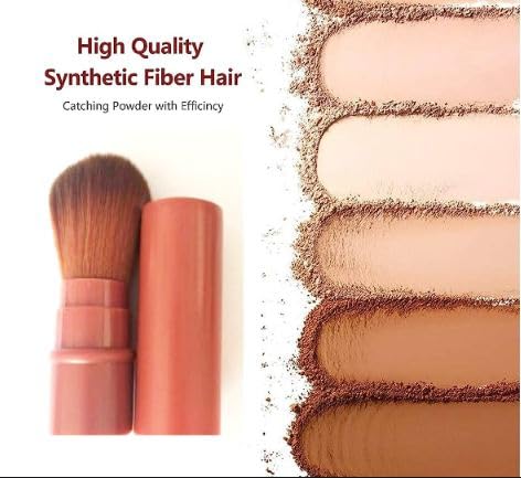 Gugzy Retractable Pro Beauty Kabuki Makeup Cosmetic Face Powder Foundation Blush Brush (Black)