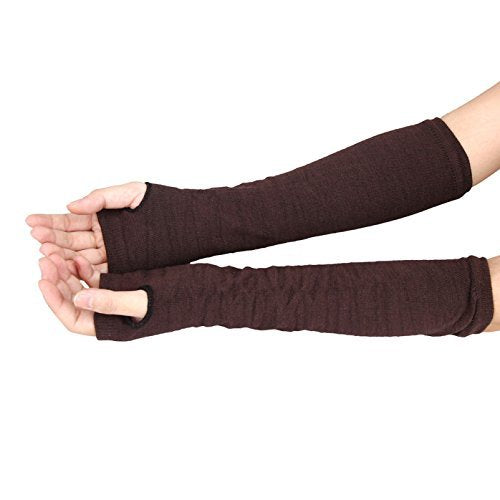 Gugzy® Knitted Woollen Thermal Warm and Comfortable Fingerless Gloves Mittens Winter Gloves Accessories Hand Warmer Gloves