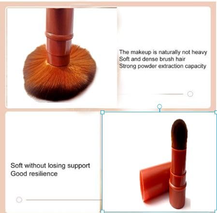 Gugzy Retractable Pro Beauty Kabuki Makeup Cosmetic Face Powder Foundation Blush Brush (Black)