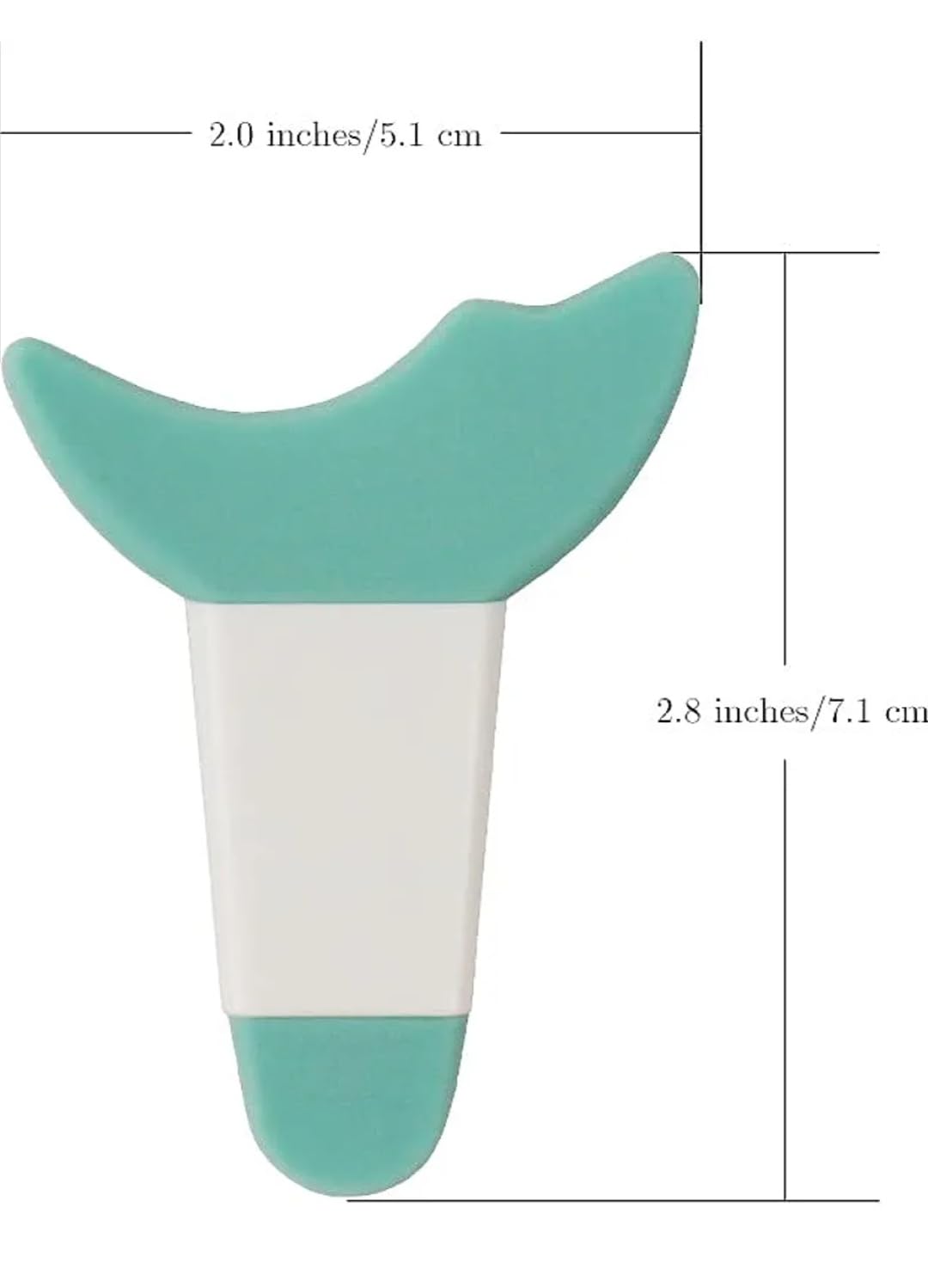 3 in 1 Multifunctional Eyelash Makeup Auxiliary Guard Tool, Applicator Guide Auxiliary Artifact Mascara Eyeliner Eye Shadow Painting Silicone Upper and Lower Bezel Tool (Pack of 1, White)