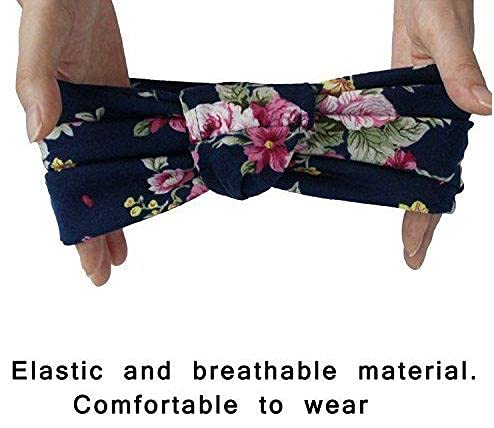 Gugzy Cotton Head Bands Twisted Head Wrap Yoga Hair Accessories for Women and Girls (Style 5) Multicolor