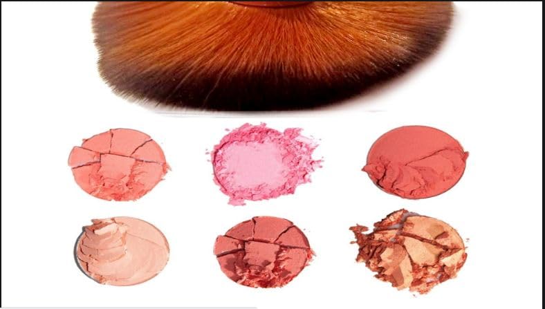 Gugzy Retractable Pro Beauty Kabuki Makeup Cosmetic Face Powder Foundation Blush Brush (Black)