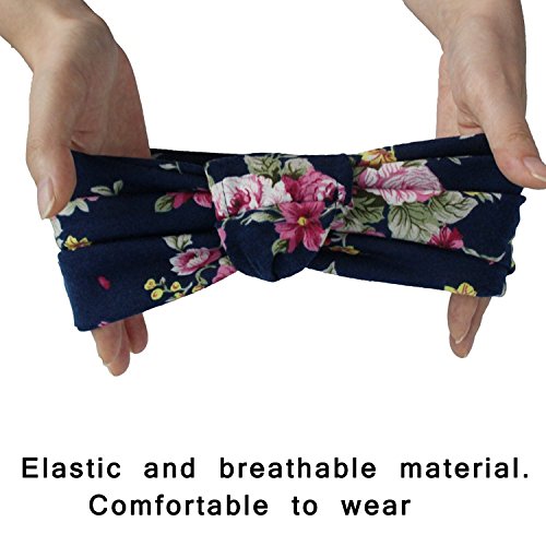 Gugzy Cotton Head Bands Twisted Head Wrap Yoga Hair Accessories for Women and Girls (Style 5) Multicolor