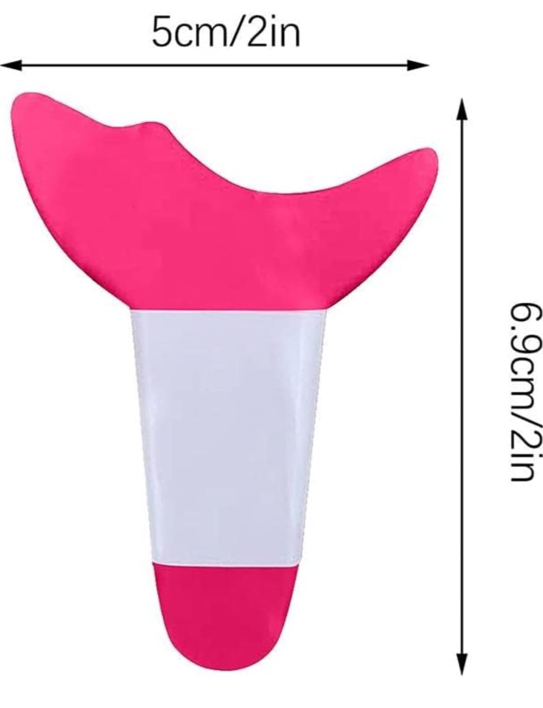 3 in 1 Multifunctional Eyelash Makeup Auxiliary Guard Tool, Applicator Guide Auxiliary Artifact Mascara Eyeliner Eye Shadow Painting Silicone Upper and Lower Bezel Tool (Pack of 1, White)