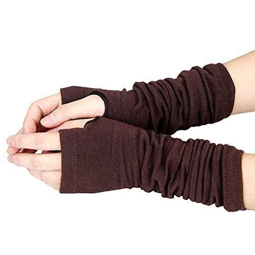 Gugzy® Knitted Woollen Thermal Warm and Comfortable Fingerless Gloves Mittens Winter Gloves Accessories Hand Warmer Gloves