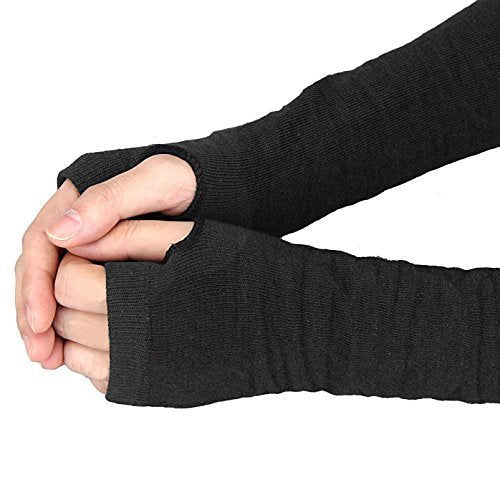 Gugzy® Knitted Woollen Thermal Warm and Comfortable Fingerless Gloves Mittens Winter Gloves Accessories Hand Warmer Gloves
