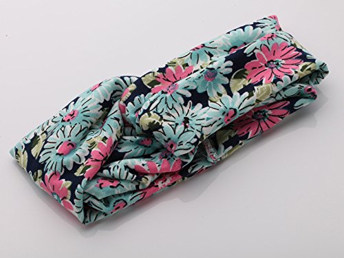 Gugzy Cotton Head Bands Twisted Head Wrap Yoga Hair Accessories for Women and Girls (Style 5) Multicolor