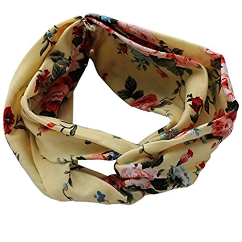 Gugzy Cotton Head Bands Twisted Head Wrap Yoga Hair Accessories for Women and Girls (Style 5) Multicolor