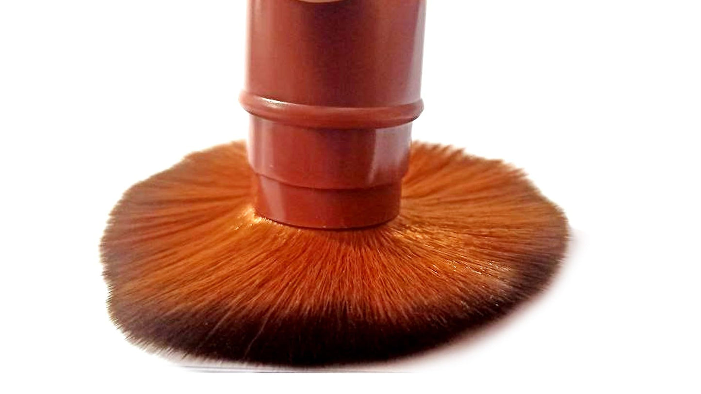 Gugzy Retractable Pro Beauty Kabuki Makeup Cosmetic Face Powder Foundation Blush Brush (Black)