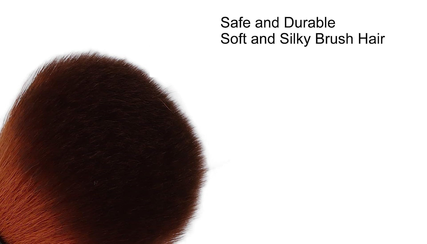 Gugzy Retractable Pro Beauty Kabuki Makeup Cosmetic Face Powder Foundation Blush Brush (Black)