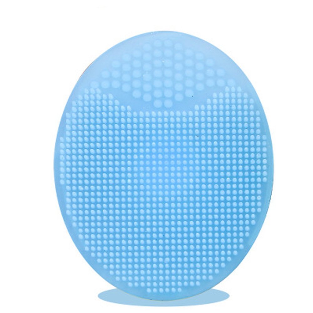 Gugzy® Facial Cleansing Pads, Soft Silicone Face Scrubbers Exfoliators Face Cleansing Tool, Perfect for Massage, Washing Pore Cleanser, Blackhead Removing, Exfoliating and Baby Shower (Pink + Blue)